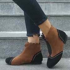 Stivale donna tacco basso nero