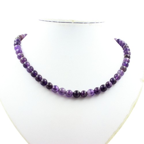 Collana perle ametista mm - collana,