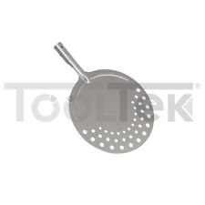 PALA PIZZA INOX FORNO TONDA diam.Ø25cm ACCIAIO FORATA FALCI
