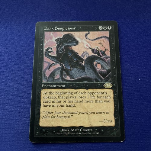 Dark suspicions mtg - (mtg, the