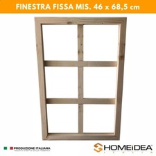 Finestra in legno fissa per