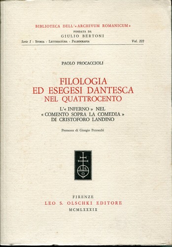 Filologia esegesi dantesca - filologia,