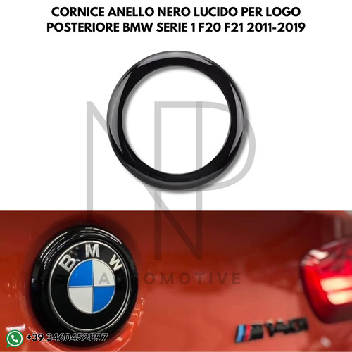 Cornice anello nero lucido - cornice,