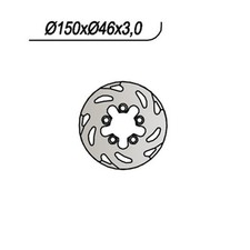 DISCO FRENO POSTERIORE NG 356