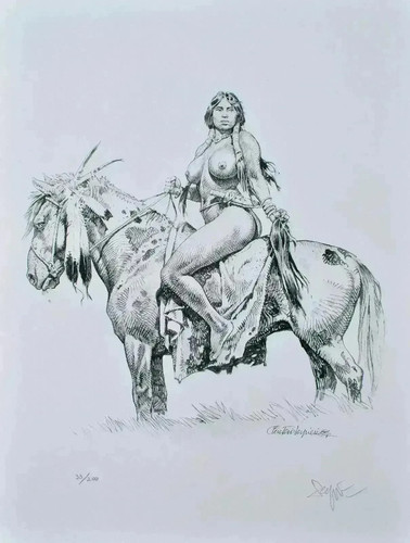 Paolo serpieri guerrière - serpieri,