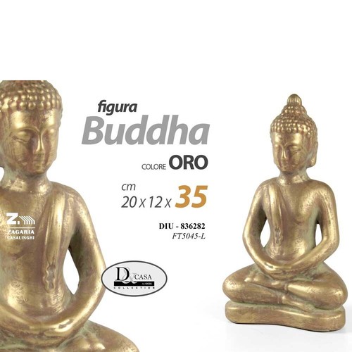 Statua buddha intero dorata - statua,