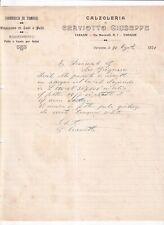 Carta Intestata Varazze Calzoleria Craviotto Fabbrica Tomaie 1921 QX3389