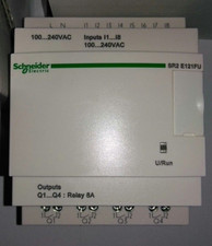 SCHNEIDER ELECTRIC ZELIO LOGIC TIPO PLC RELE' AUTOMAZIONE SR2 E121FU 110/240VOLT