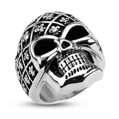 Anello uomo acciaio massiccio - anello,