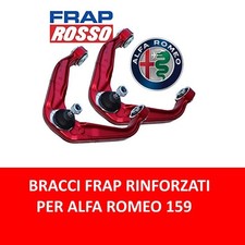 COPPIA BRACCI OSCILLANTI RINFORZATI FRAP LINEA ROSSA ALFA ROMEO 159 BRERA SPIDER