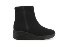 MELLUSO TRONCHETTO DONNA IN TESSUTO TRASPIRANTE NERO R25628W