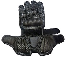 Guanto Bambini Sport Minimoto Moto In pelle G-304 Nero - T