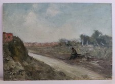 Quadro dipinto olio tavola - quadro,