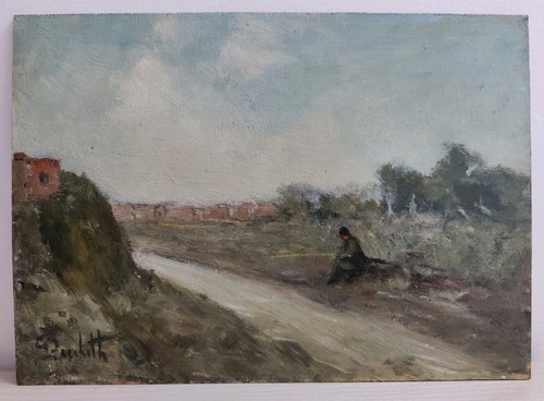 Quadro dipinto olio tavola - quadro,