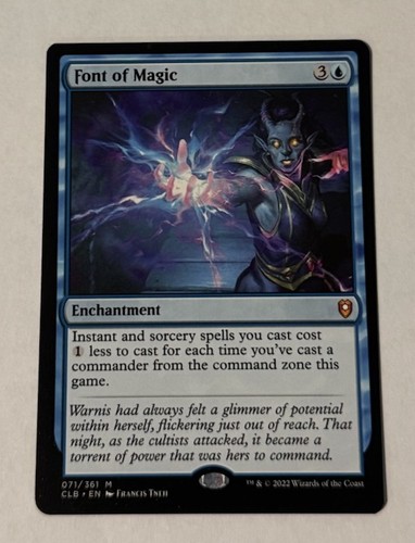 Mtg font magic commander - mtg,