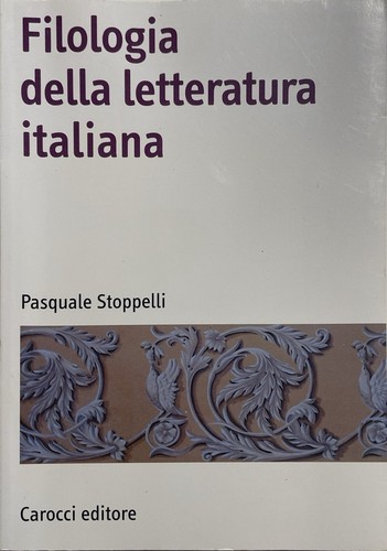 Filologia della letteratura