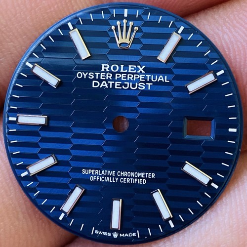 Rolex blue motif - blue,