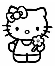 DECALCOMANIA VINILE HELLO