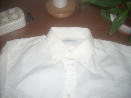 Camicia bianca vintage uomo - bianca,