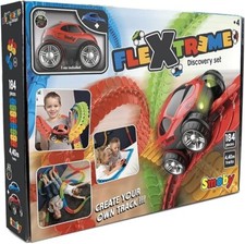 Pista macchinine flessibile massimo divertimento - Flextreme Smoby 184 pezzi