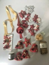 Stock Decorazioni Natalizie punta Albero Natale palline stelle campanelle fiocco