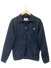 Carhartt Work In Progress WIP Bomber Giacca Blouson Madison Navy Cotone Large