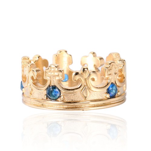 Anello uomo donna corona reale - uomo,
