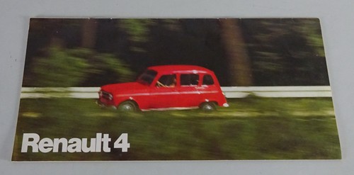 Brochure renault r4 - brochure,