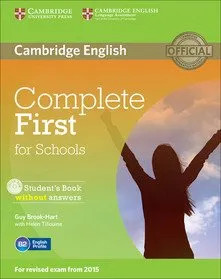 Complete first for school - complete,