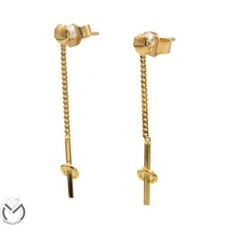 Orecchini oro giallo 18 kt 750 pendenti -438/VE-