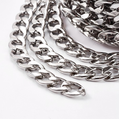 Catena cubana 10m acciaio inox