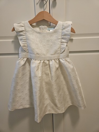 Abito jacquard avorio - abito,