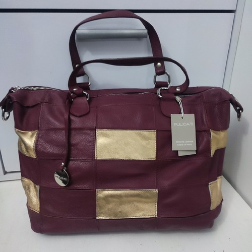 Pulicati borsa pelle con - pulicati,
