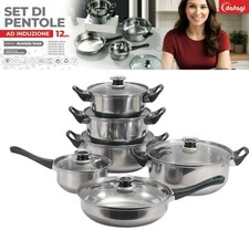 Batteria di Pentole 12 Pezzi