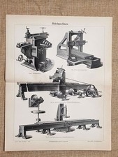 Macchine piallatrici o macchina piallatrice Tavola del 1890