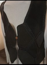 Gilet Pelle Scamosciata Vintage