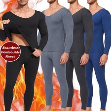 Mens Fleece Thermal Underwear
