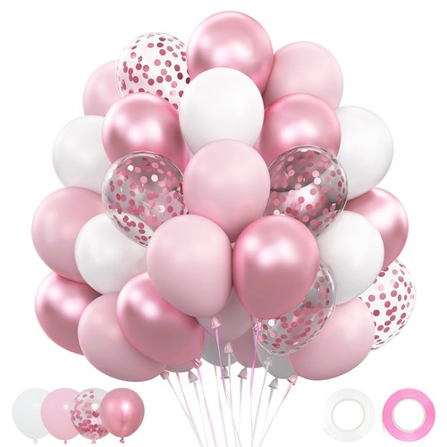 Palloncini rosa bianchi - bianchi, 62