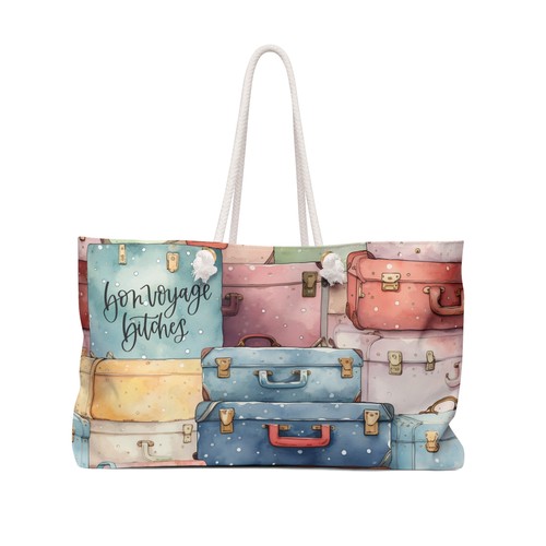 Bon voyage suitcases weekender - voyage,