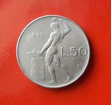 50 LIRE 1961 ERRORE - PRIMO 1