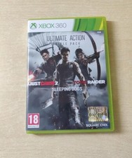 ULTIMATE ACTION TRIPLE PACK XBOX 360 PAL ITALIANO 3 GIOCHI RARO QUASI NUOVO 