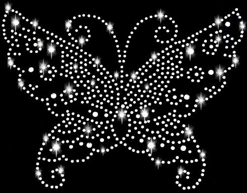 Xxl strass farfalla - farfalla, immagine