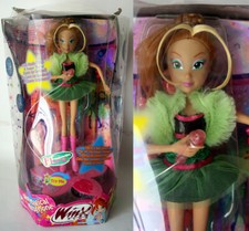 WINX CLUB 2010 MAGICO MICROFONO FLORA BAMBOLA EDIZIONE GRECA ARCOBALENO NUOVO!