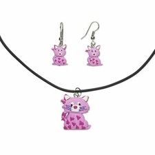 Set orecchini collana argilla