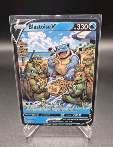 Blastoise card custom fan - blastoise,