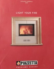 Catalogo PIAZZETTA del 2005 (stufe a legna, camini, maioliche)