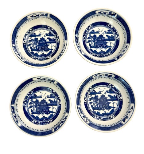 Vintage salice blu pagoda