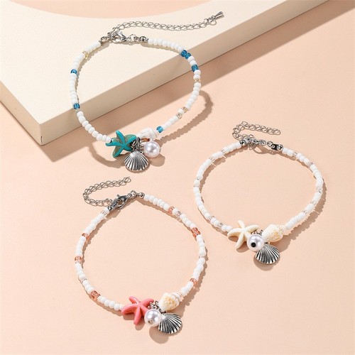 Bracciale perline bianche - perline,
