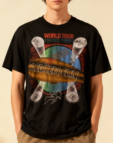 Shirt unisex led - unisex, zeppelin