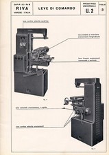 Fresatrice Universale Rigiva U.2 Manuale uso e manutenzione PDF